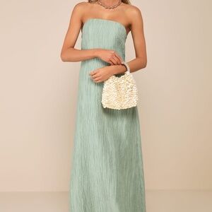 Cutout Strapless Maxi Dress - Lulus